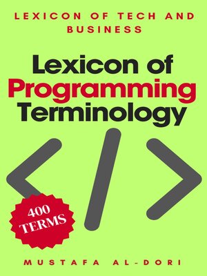 cover image of Lexicon of Programming Terminology